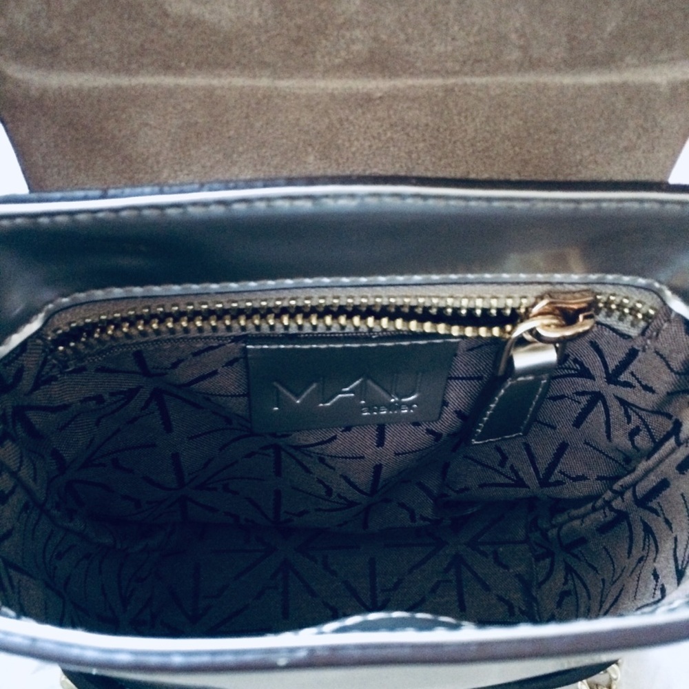 MANU Atelier Micro Pristine Bag metallic silver - Picture 6 of 8